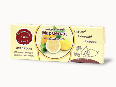  Мармелад натуральный "Лимон" 140г в Кирове