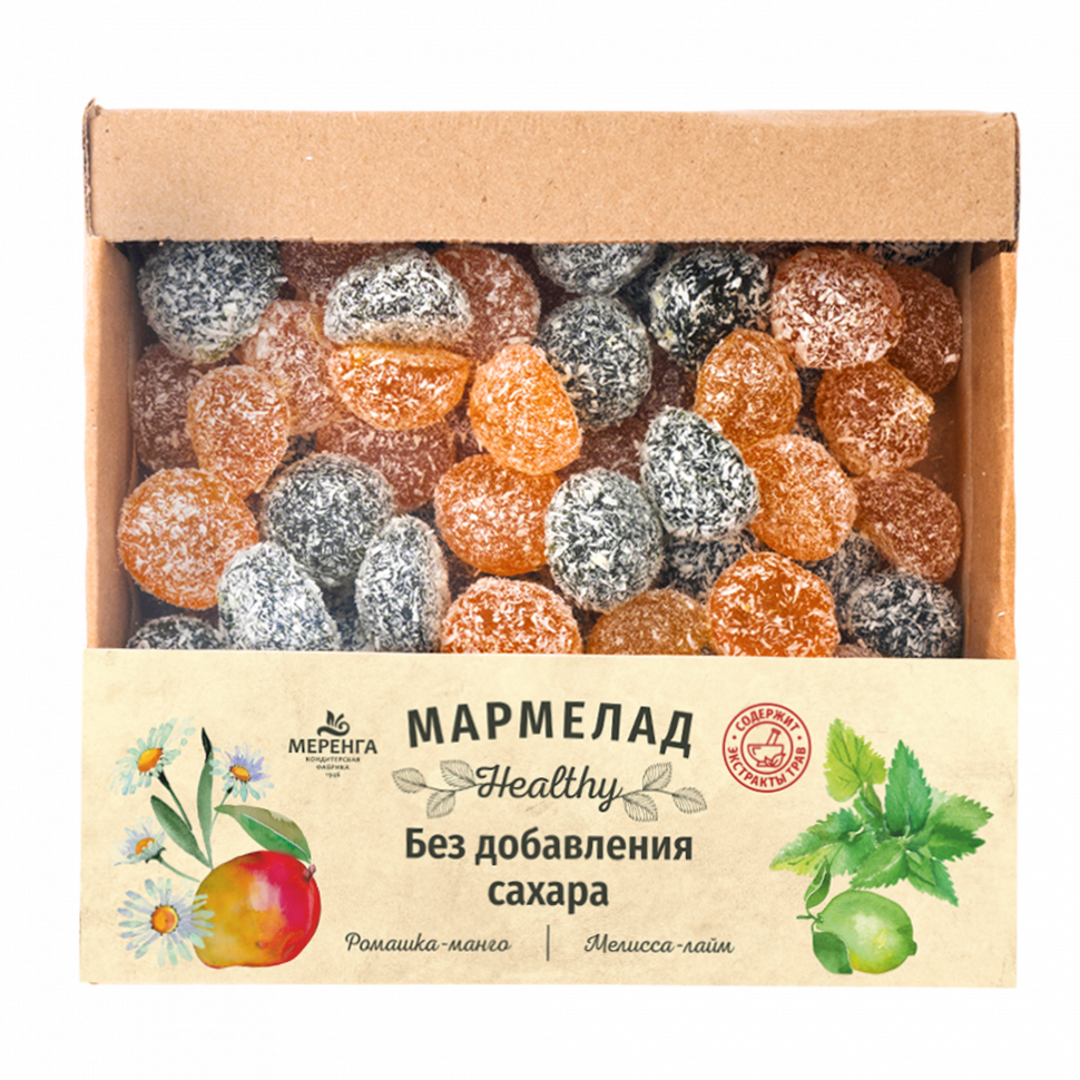  Меренга Мармелад в кокосовой обсыпке Ромашка+Мелисса , 800г     в Кирове